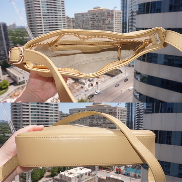 🌿 Mini Shoulder Bag in Color # Cheese - Picture 3 of 13